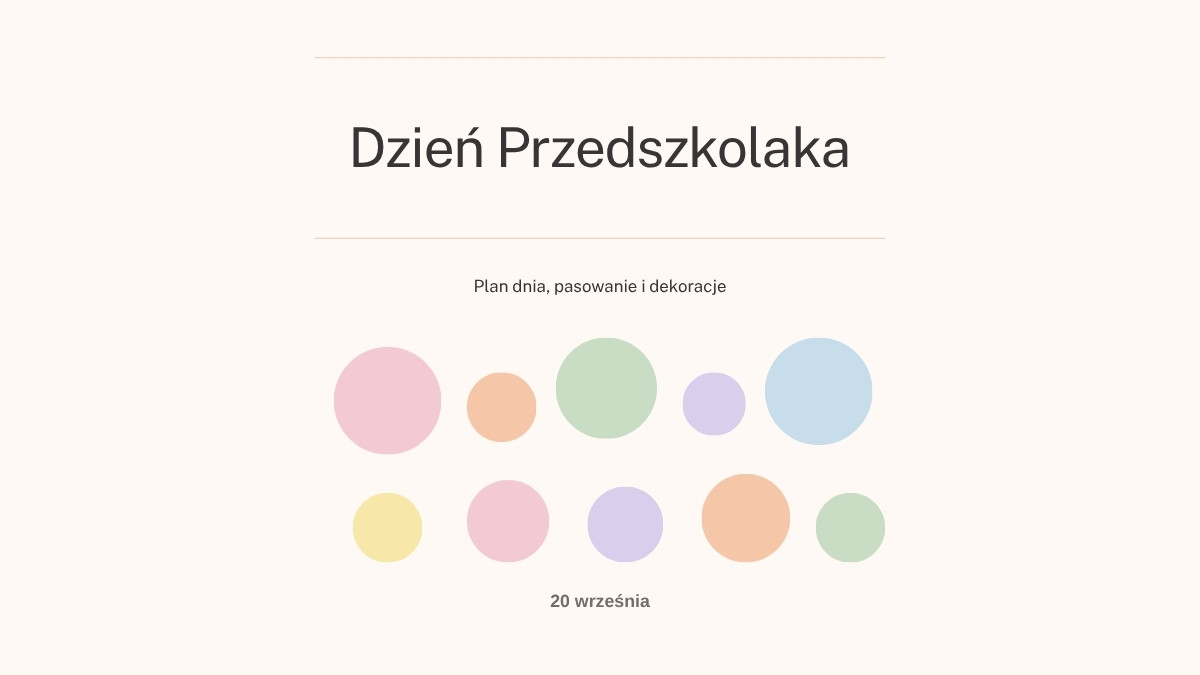 Dzień Przedszkolaka – jak zorganizować cały dzień (plan, pasowanie, dekoracje)
