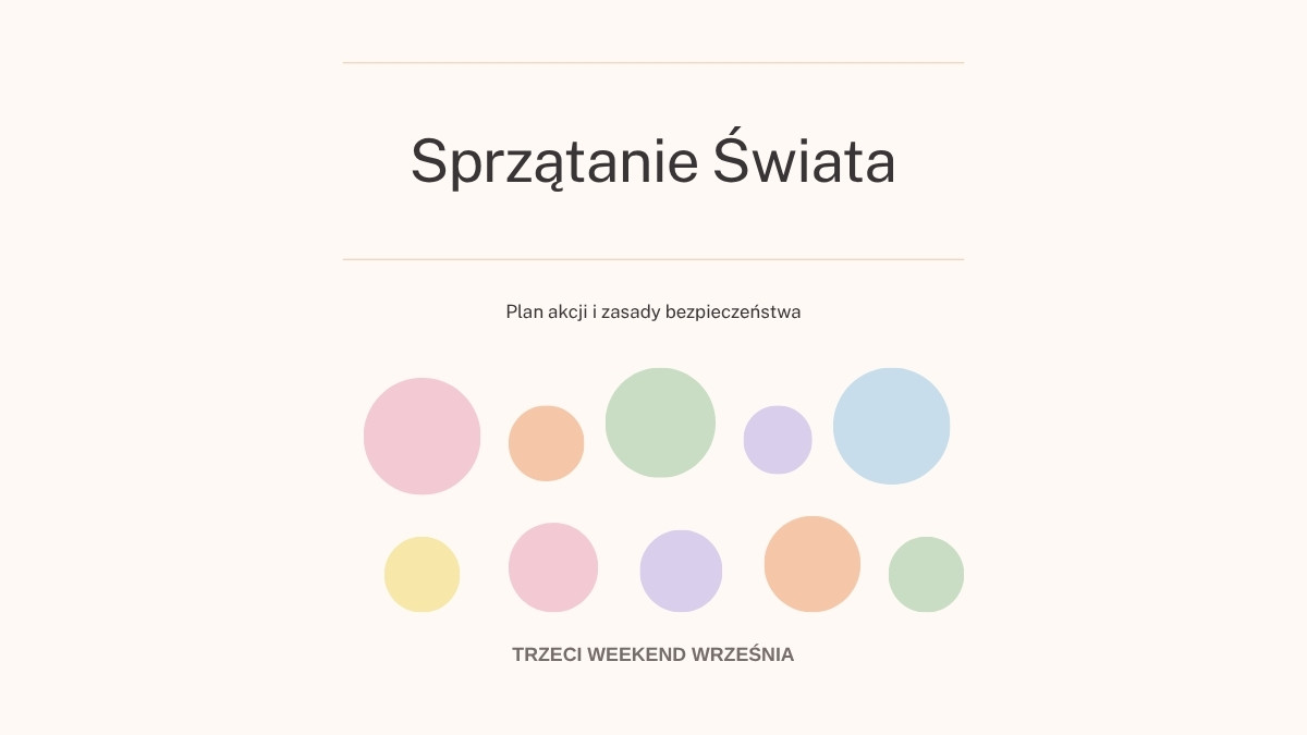 Sprzątanie Świata w przedszkolu – plan akcji, zasady bezpieczeństwa i zajęcia po powrocie
