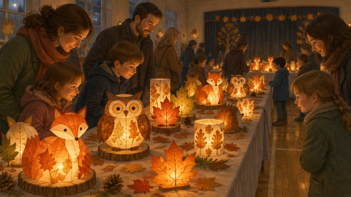 Wystawa jesiennych lampionów w przedszkolu i szkole – harmonogram i aranżacja